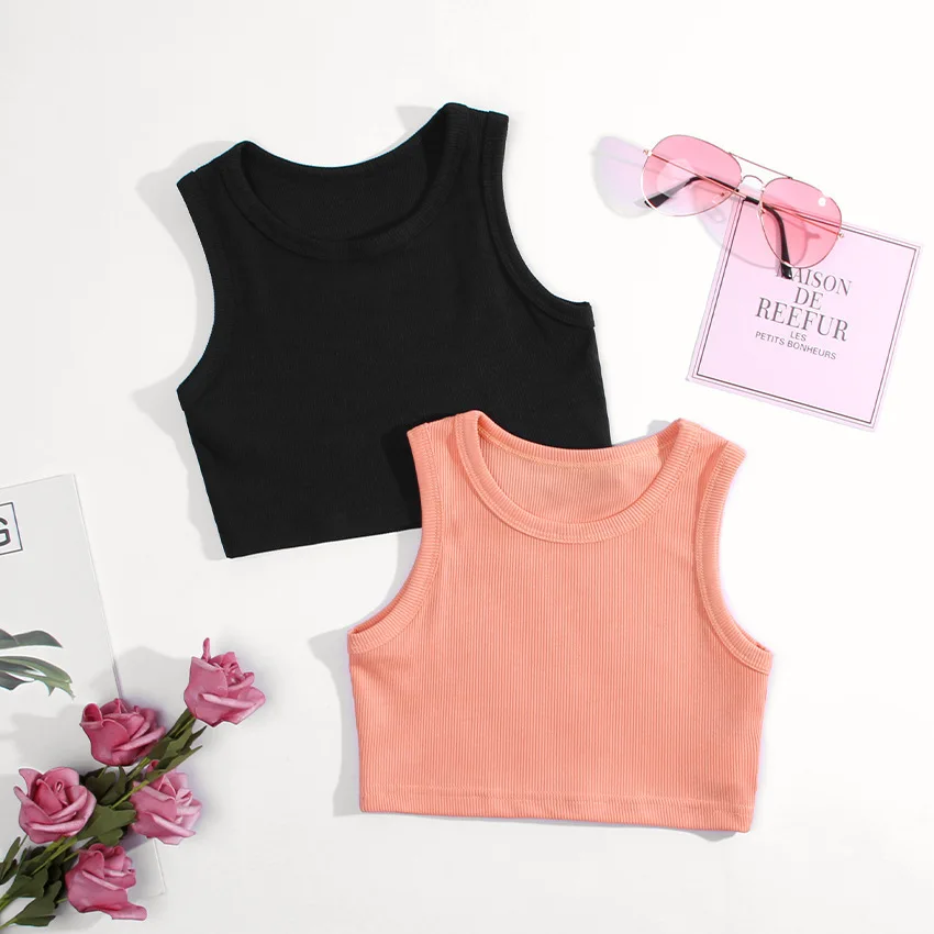 Summer Clothing Baby Girl - 여아용 민소매 티셔츠, 재즈 베이비 탱크