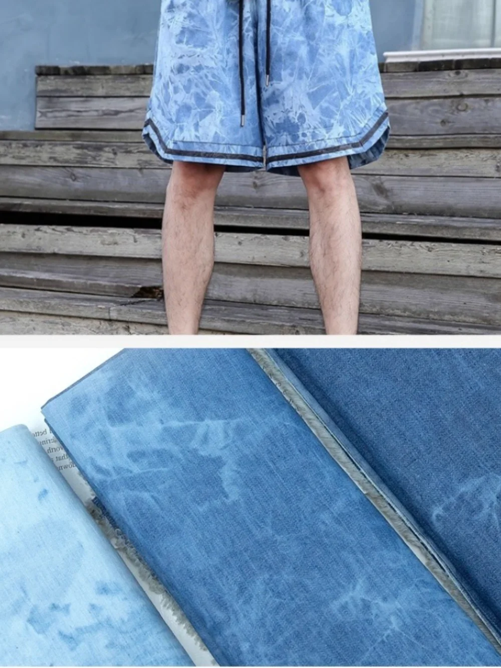 세탁된 데님 원단 순면 소재 팬츠 셔츠 스커트 의류 여 - Summer Clothing Wholesale 리뷰 및 가격